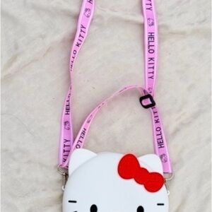 Hello Kitty Red Bow and Pink Strap Kids Bag